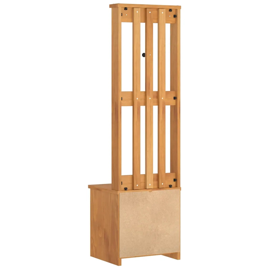 Albero da Ingresso SANDNES 45x40x159,5 cm in Legno di Pino