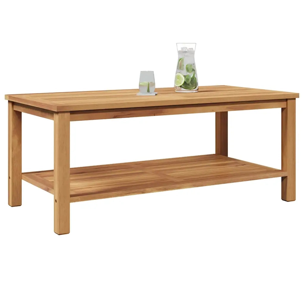 Tavolino da salotto con archiviazione Marrone 110 x 55 x 45 cm 42002310