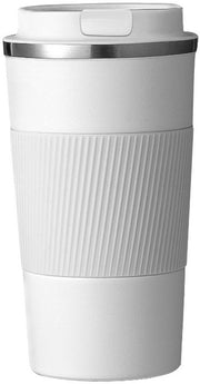 Tazza in acciaio inossidabile - Termos - Bevande calde - Doppio strato isolante - 510 ml - Bianco