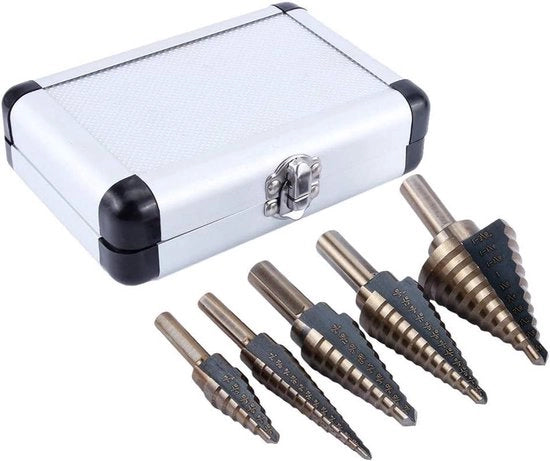 Set di punte a cono 5 pezzi cono trapano set di punte a cono per riparazioni set di punte a cono per 3 mm bit a cono punte a cono per trapano