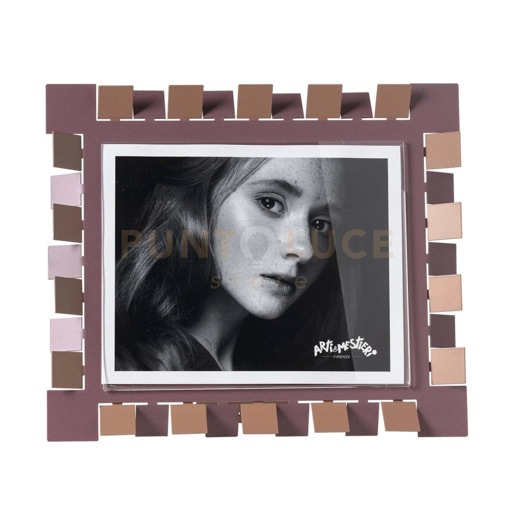Portafoto Vertigo maxi orizzontale Mocha mousse,viola ametista