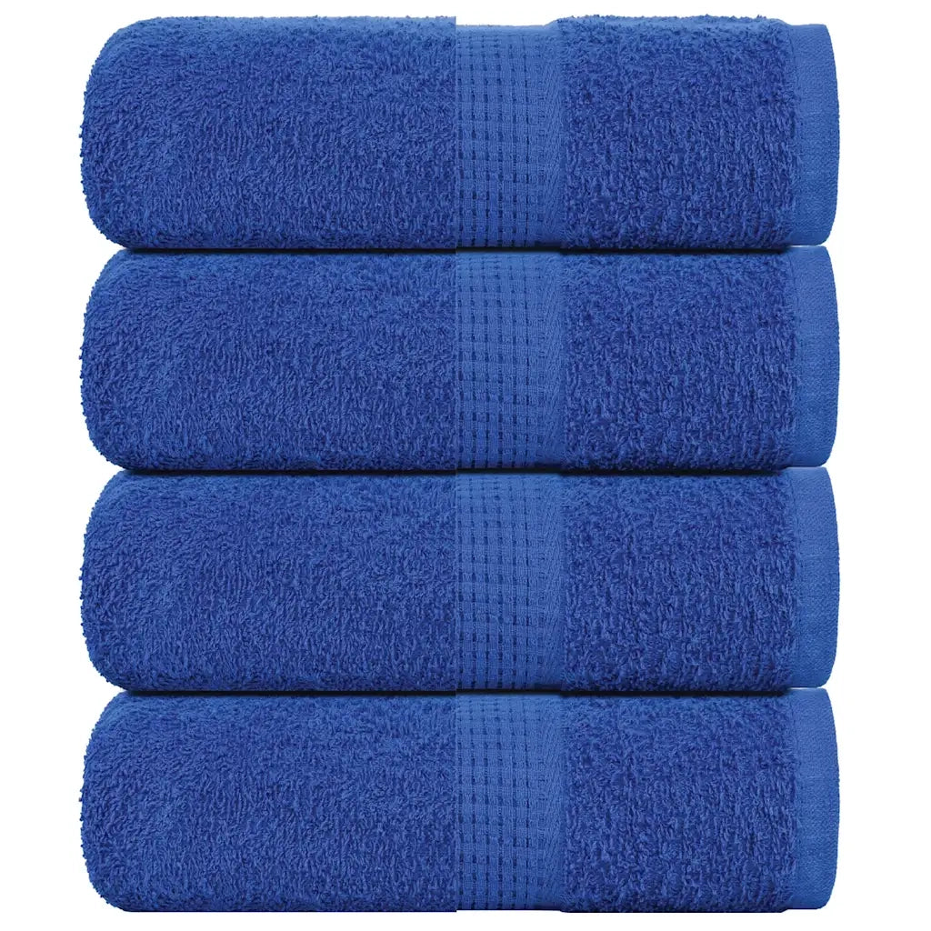 Asciugamani da bagno FROGN 4 pz Blu 30x30 cm 360 g/m² 136705