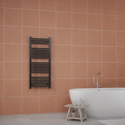 Termoarredo scaldasalviette 1200x450 nero opaco interasse 400 | Antares