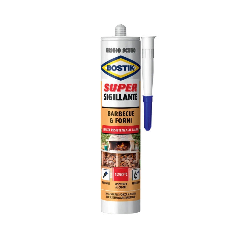 BOSTIK SIGILLANTE BARBECUE  FORNI 530 G CARTUC- 12,0 pz