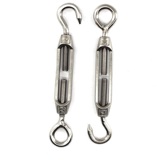 Chiodini a M12 - Set di 2 Stuks - Acciaio Inossidabile - Impermeabile - Resistente alla Corrosione - Chiodini adattabili