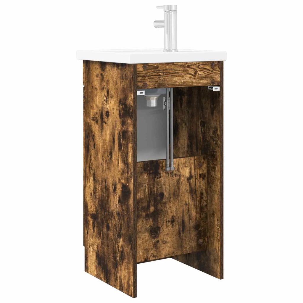 Mobile da bagno con lavabo Rovere Fumo 42 x 40 x 84,5 cm 890089