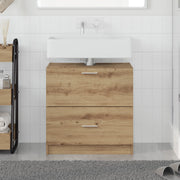 Mobile lavabo Rovere artigianale 59x37x59 cm Legno ingegnerizzato