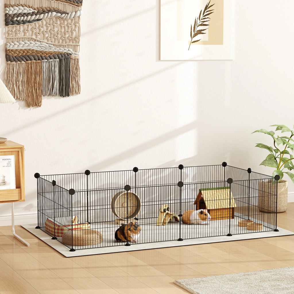Recinto per animali domestici ¨C zephmum ¨C Nero 140x70x35 cm