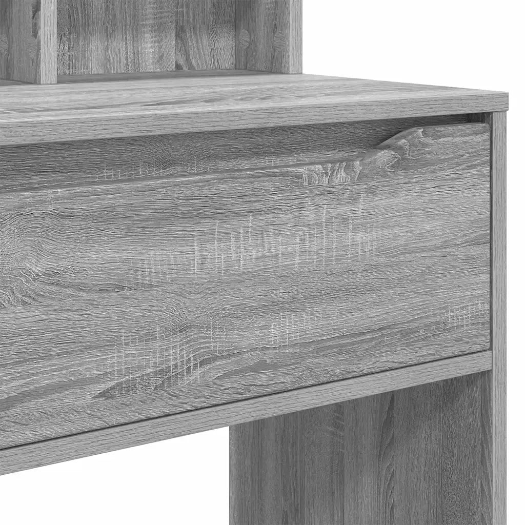 Tavoli da Trucco per Camera da Letto con cassetto Grigio Sonoma 888983
