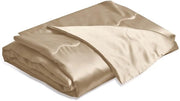 Deken Satinato 220x240 Beige - Deken rinfrescante morbido e liscio per esterni, interni, viaggi, ufficio, casa, letto, divano