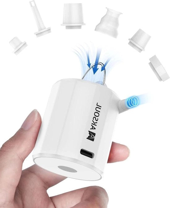 Pompa elettrica per aria - Batteria portatile ricaricabile 1600 3600 4000 mAh - Matraccia per aria per piscina - Base/Classica/Piccola/Aggiornata