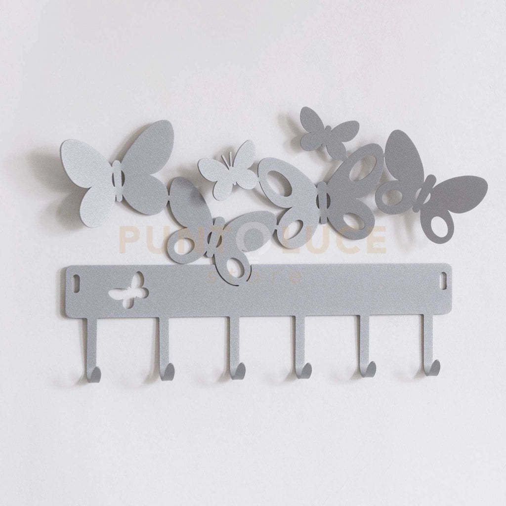 porta chiavi butterfly Alluminio in Ferro 31x17cmh
