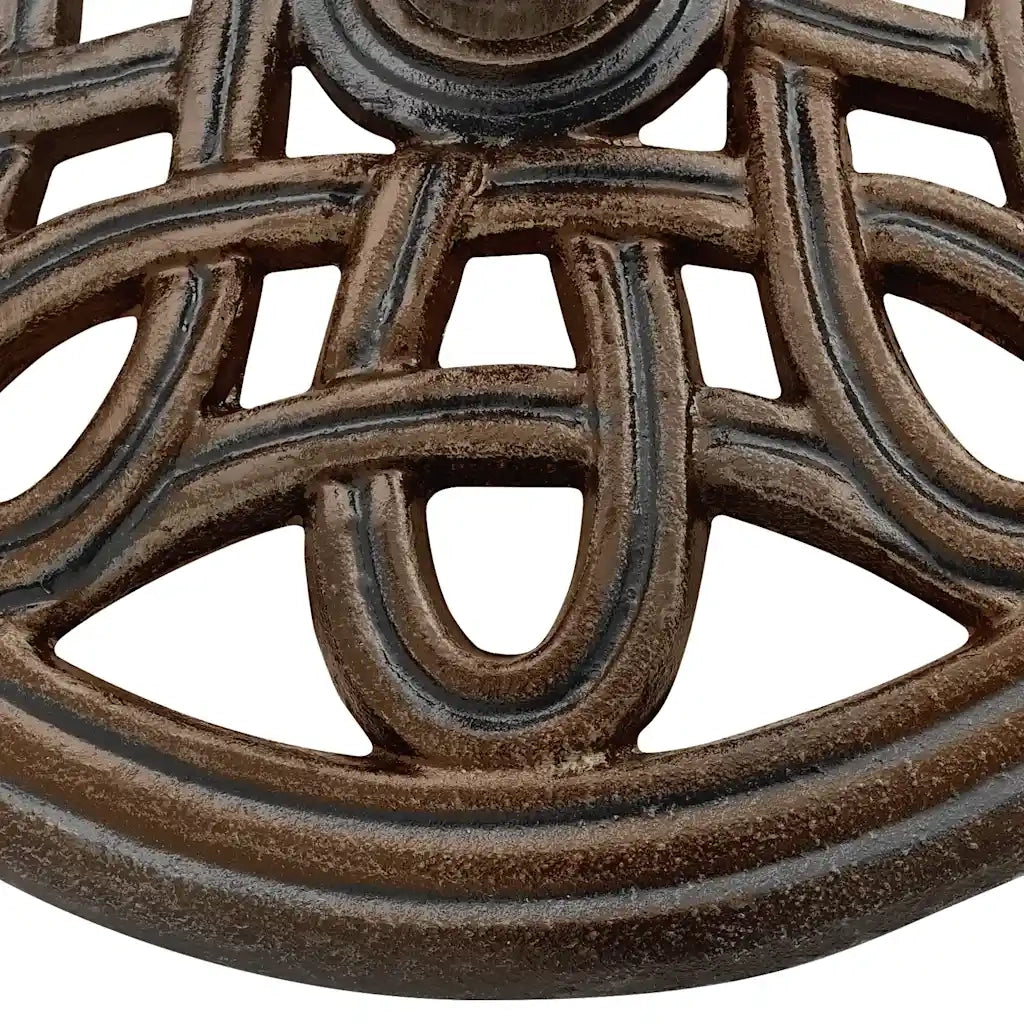 Base per ombrellone-Supporto per ombrellone Bronzo 40x40x32 cm in Ghisa