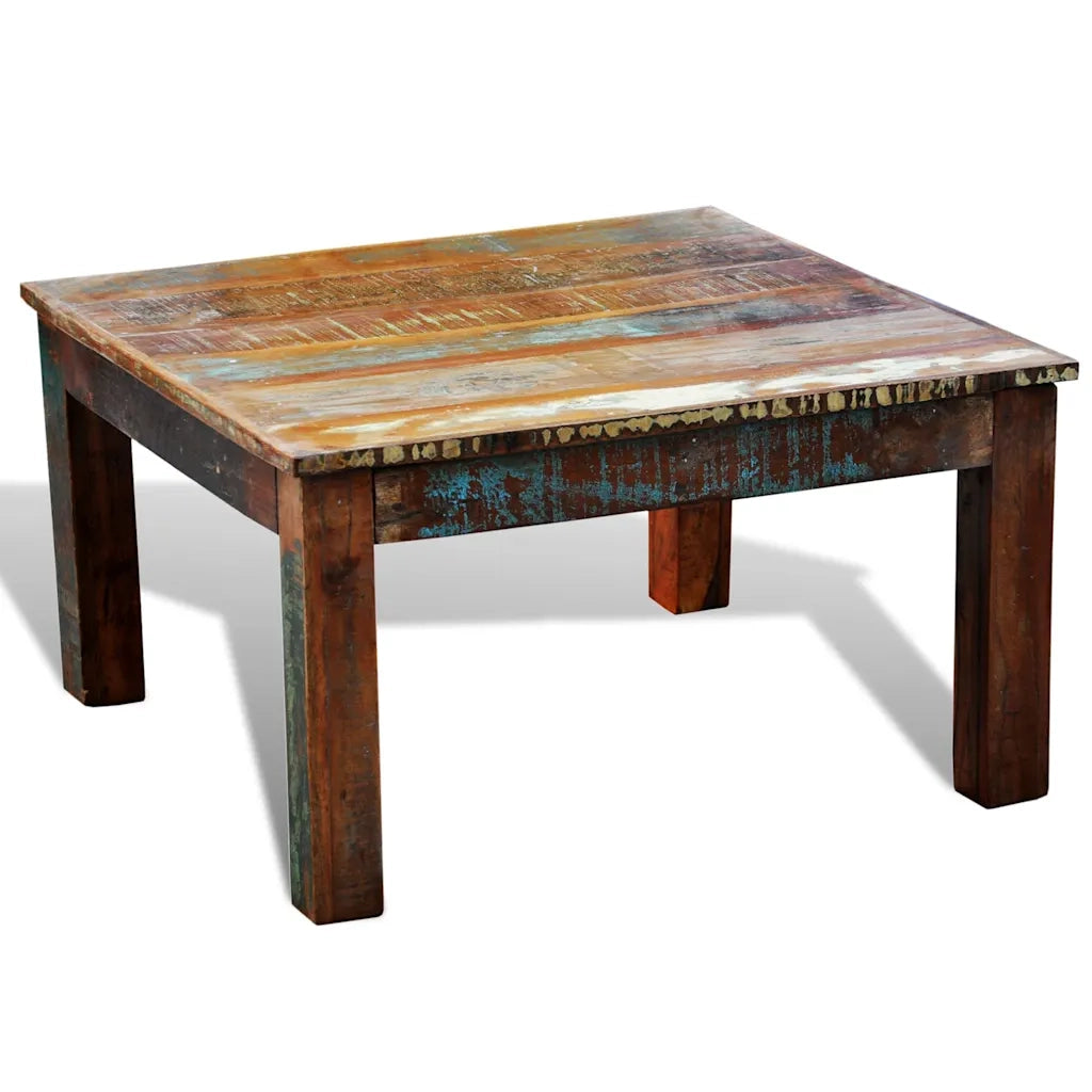 Tavolino da Salotto Quadrato in Legno di Recupero 240959