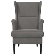 Poltrona | Sedia Relax Grigio Scuro Velluto