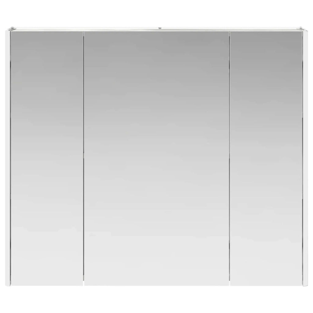 Mobiletto per specchio da bagno Grigio cemento