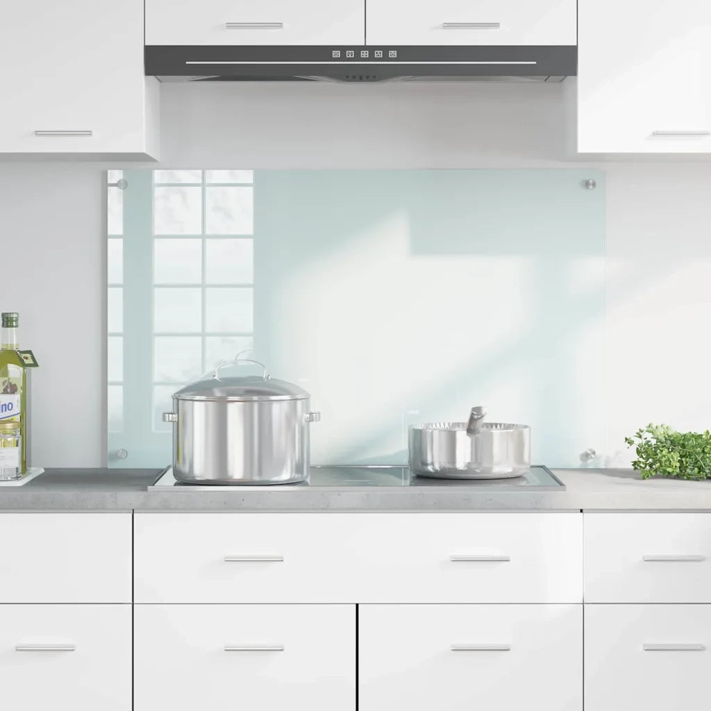 Schienale da cucina Latte 100 x 60 cm vetro temperato CFW1052749