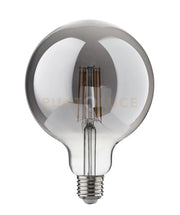 GLA302G- LAMPADINA ATTACCO E27 GLOBO VETRO SPECCHIATO FUME' 12,5CM 2700K 910LM 12W