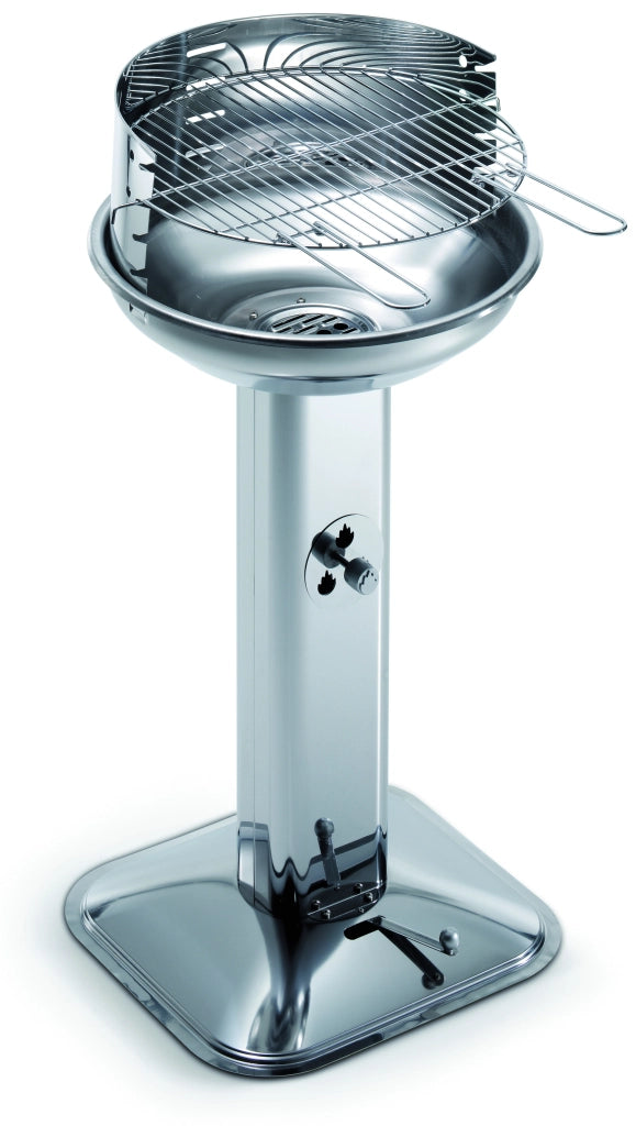 Ompagrill BARBECUE INOX VENUS 480 PRO SYSTEM griglia acciaio cromato Ø cm. 44 - H cm. 89
