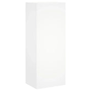 Mobile TV multimediale mensola TV credenza TV montaggio a parete adatto per sala da pranzo soggiorno camera da letto 40,5 x 30 x 102 cm legno ingegnerizzato bianco 02_0027777