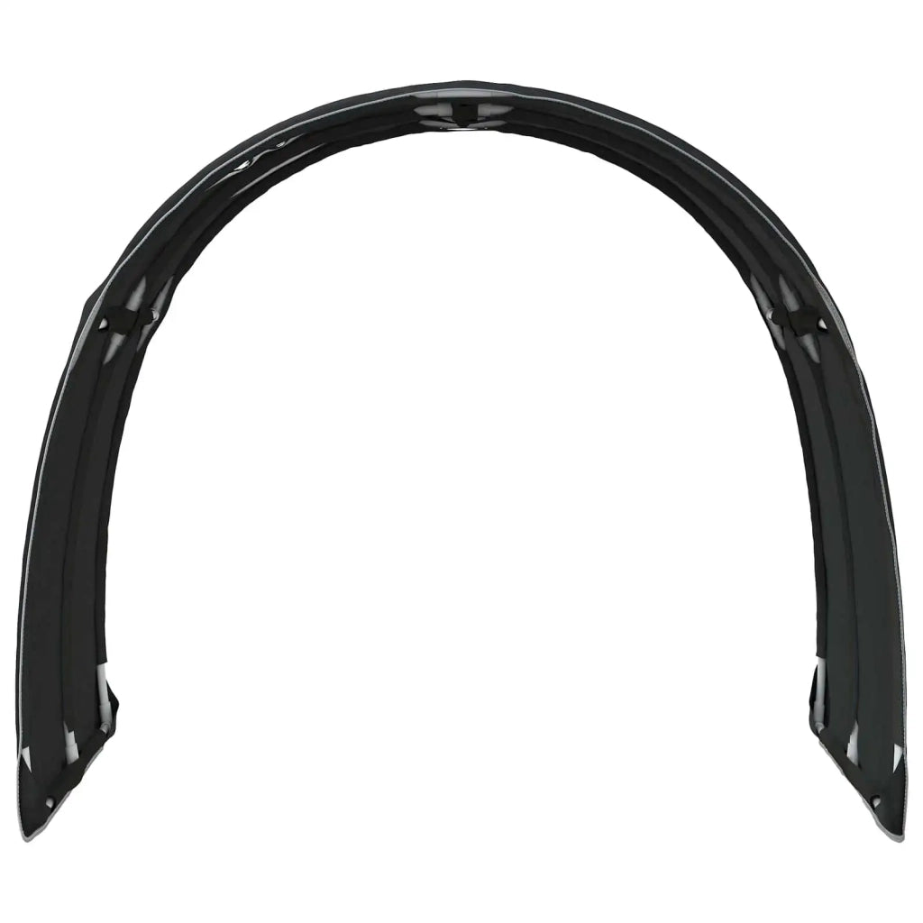 Tunnel per Letto 2 pcs Nero 211 x 67.5 x 2 cm Poliestere 893713