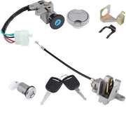 Set di Chiavi a 5 Punti - Connettore Tank - 2 Chiavi - Adatto per Scooter GY6 - Qualità Premium - Leggero e Perfetta Aderenza - Interruttore di Accensione