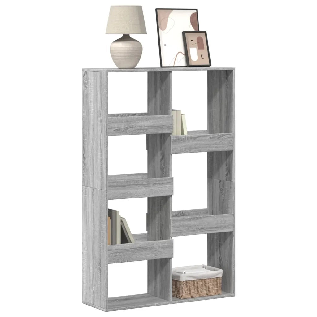 Libreria-Scaffale per Libri-Mobile di Stoccaggio Grigio Sonoma 100x33x155,5 cm in Legno Multistrato