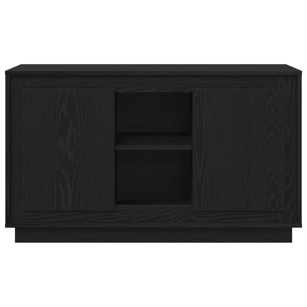 Credenza Rovere Nero 102 x 35 x 60 cm Legno multistrato 862815