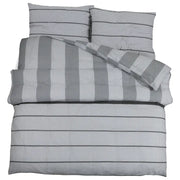 Set Copripiumino Grigio 225x220 cm in Cotone CFW7025298