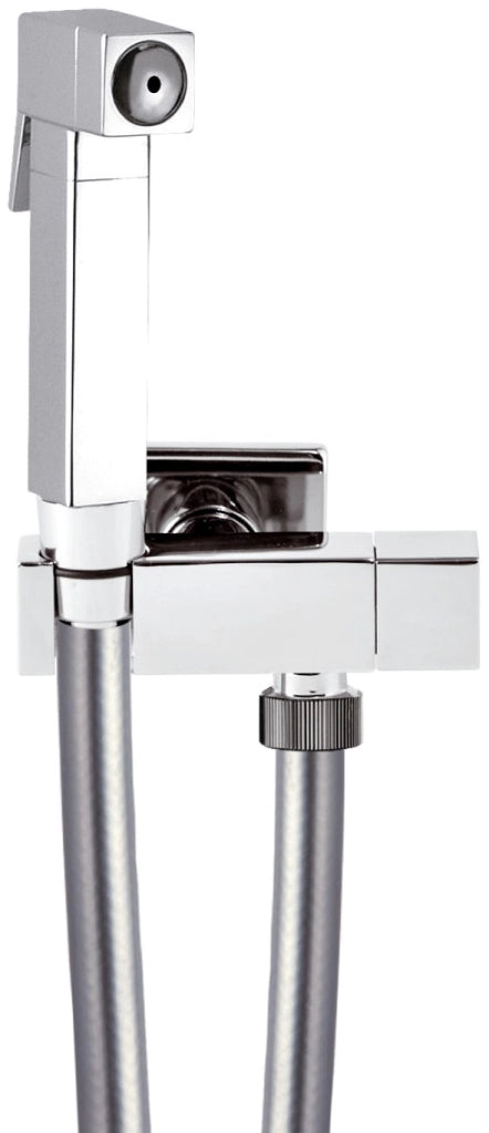 Set idroscopino composto da: idroscopino rb120 sq, flessibile 80 cm e rubinetto ad angolo sq.