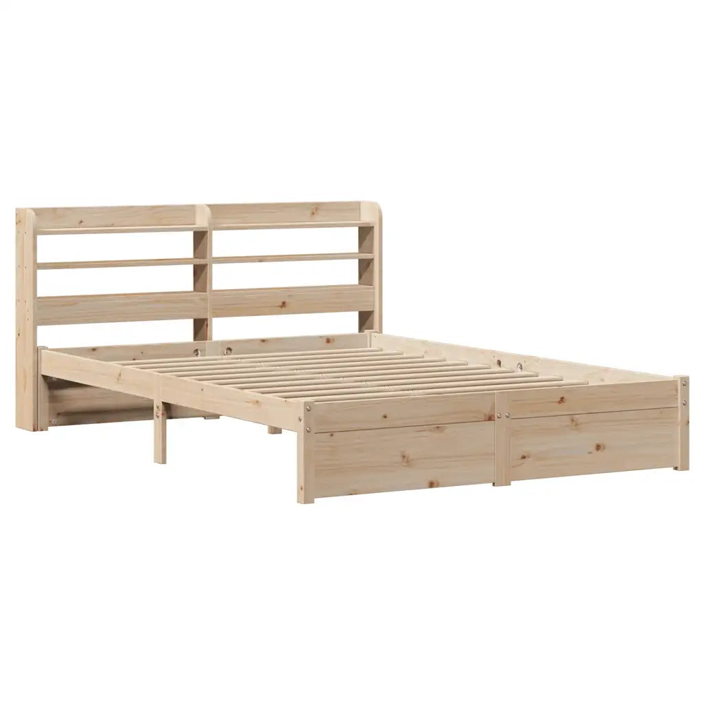 Giroletto con Testiera 120x200 cm in Legno Massello di Pino