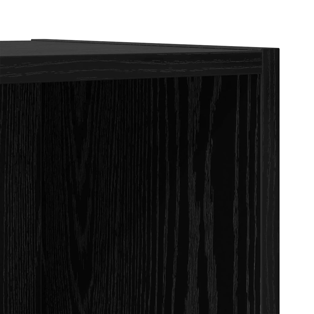 Set mobile TV 2 pcs Nero 37 x 37 x 142,5 cm Legno multistrato