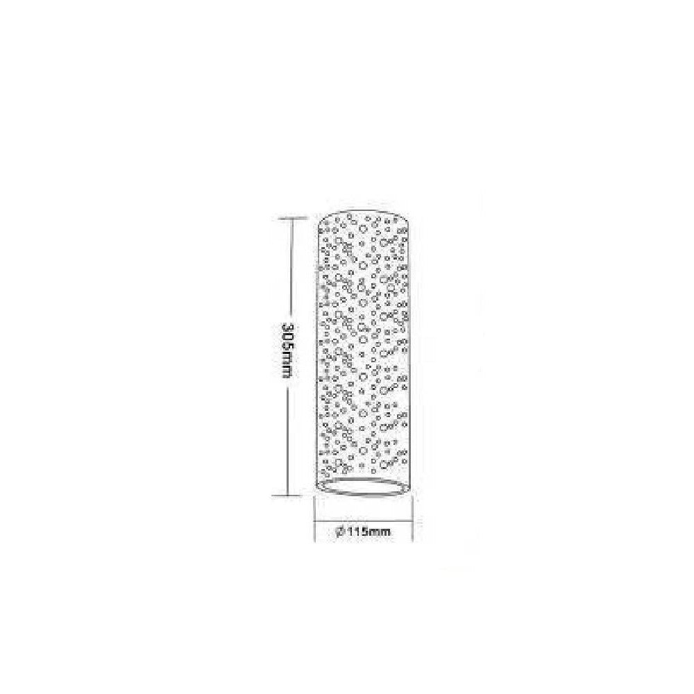 Trade Shop - Applique In Gesso A Parete Doppia Emissione Luce 2xg9 Cilindro Traforato Gs-e38 -