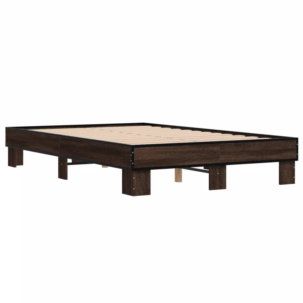 Giroletto Rovere Marrone 140x190cm in Legno Multistrato Metallo 845901