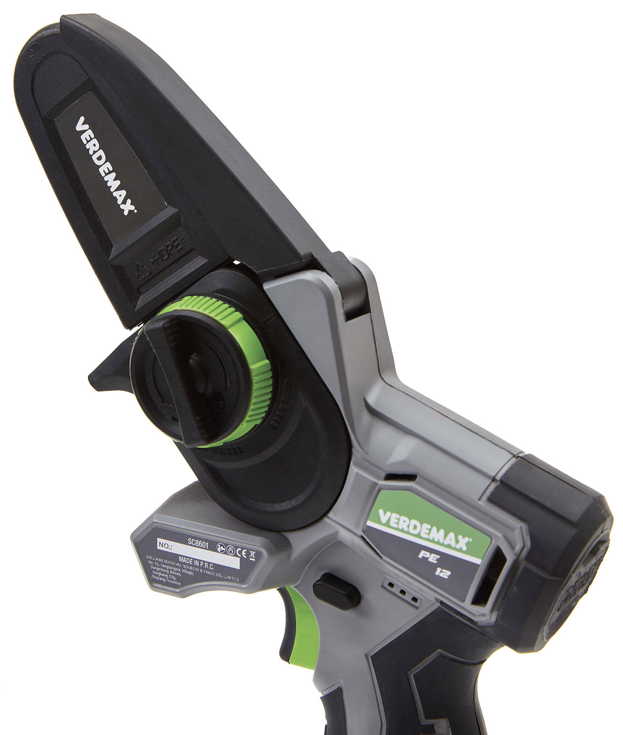 Potatore a Batteria 12 V Verdemax PE12 Lama 11,2 cm con Batteria e Ricarica Rapida