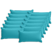 Federa 12 pcs HOUTEN Turchese 40 x 80 cm Poliestere 918318