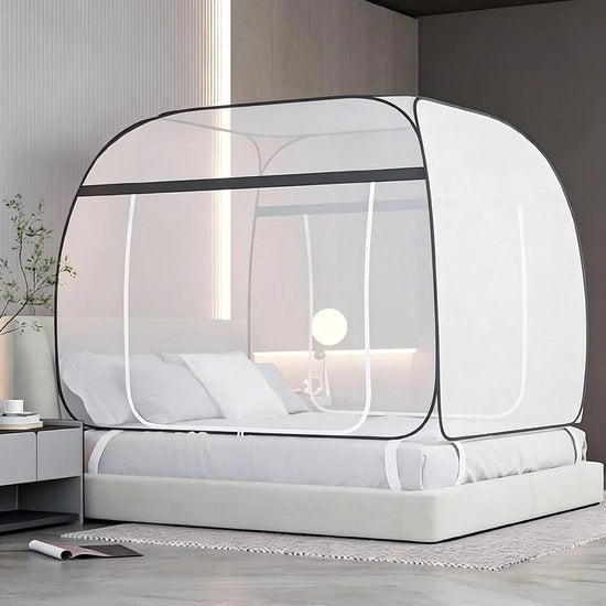 Tenda Insetticida Pop-up 150 cm x 200 cm - Rete Anti-Zanzare - Insetticida Portatile - Protezione Anti-Zanzare - Adatta per Camera da Letto/Outdoor