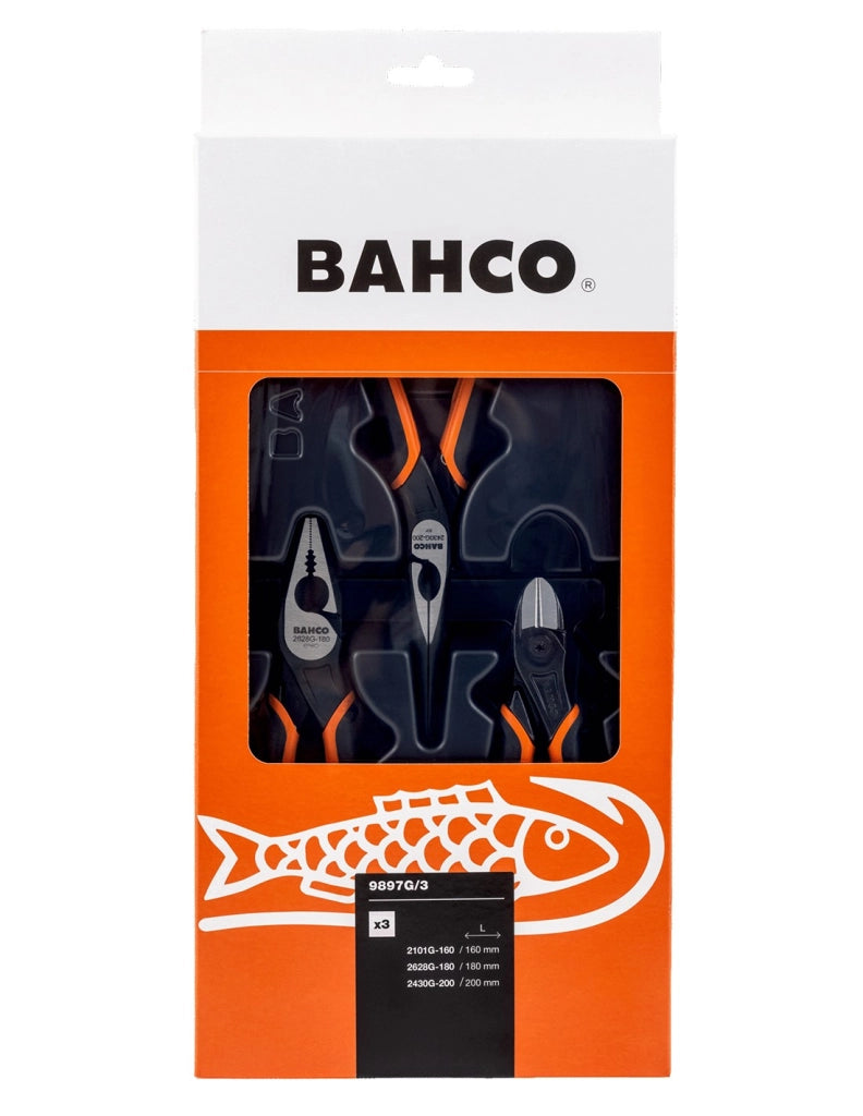 Set di 3 pinze universale ERGO™ BAHCO 9897G/3