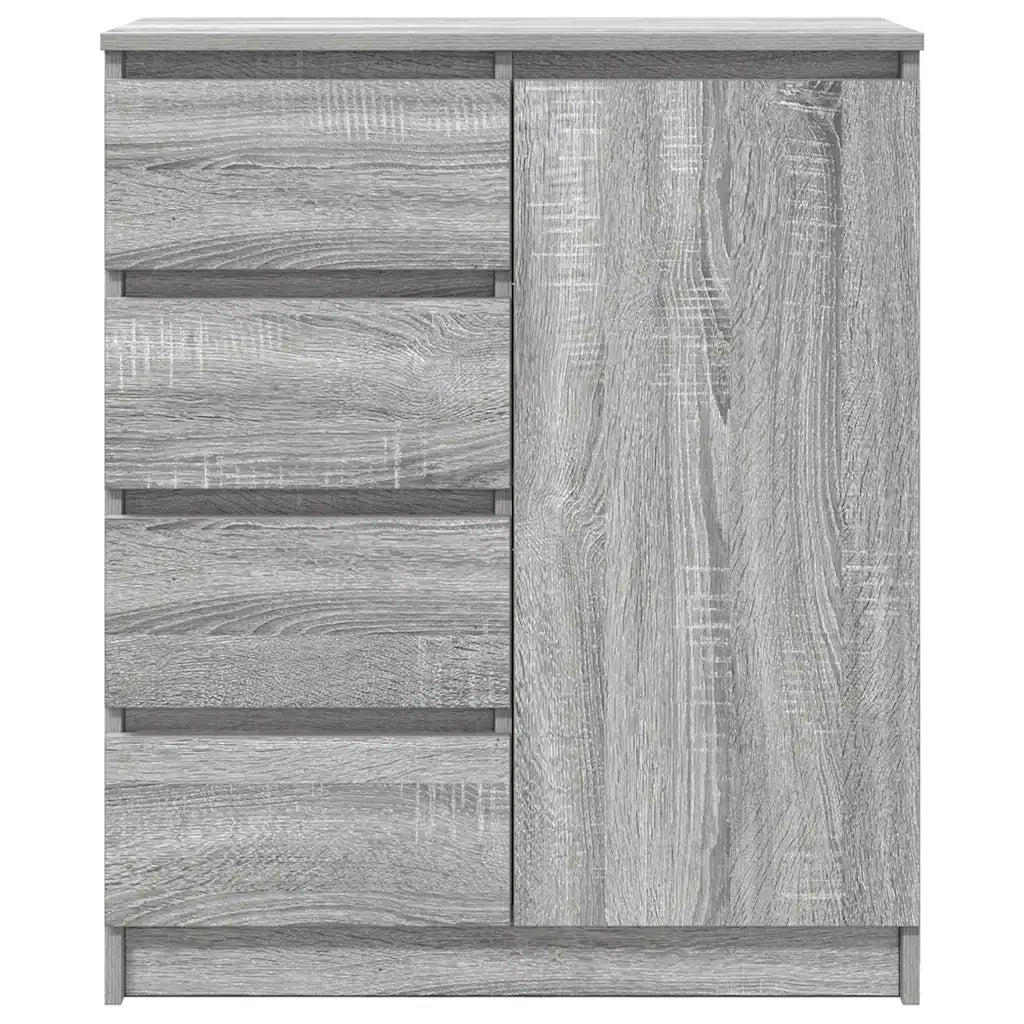 Credenza con Cassetti-Buffet-Armadio da cucina Grigio Sonoma 71x35x84 cm in Truciolato