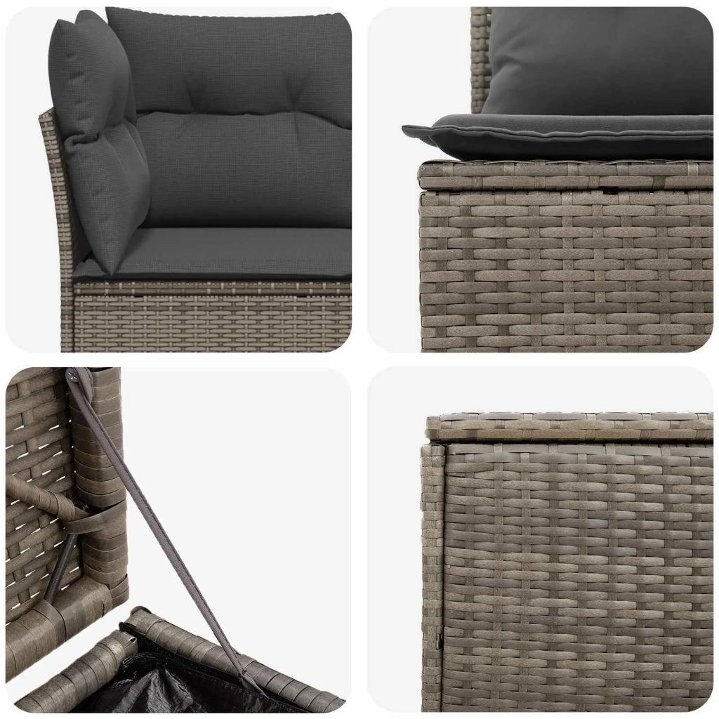 Set di divani 5 pz Grigio e Grigio Scuro 3447838