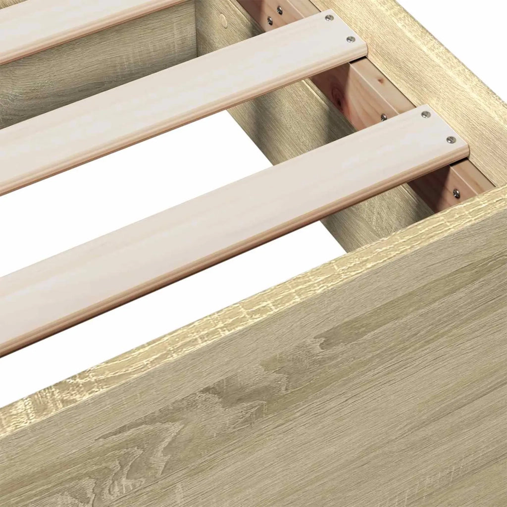 Telaio del letto con storage Rovere Sonoma 80 x 200 cm 3429502