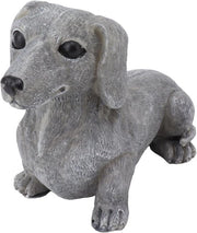 Statua di cane per giardino realistico resistente alle intemperie decorazione per interni e esterni giardino e prato.