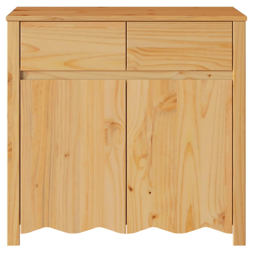 Sideboard  "DRAMMEN" 79x43x75,5 cm Legno Massello di Pino