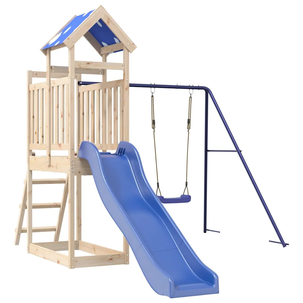 Set da Gioco da Esterno in Legno Massello di Pino 3279076