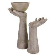 Figura della mano in magnesio 27x20x51h-50x20x51 Grigio