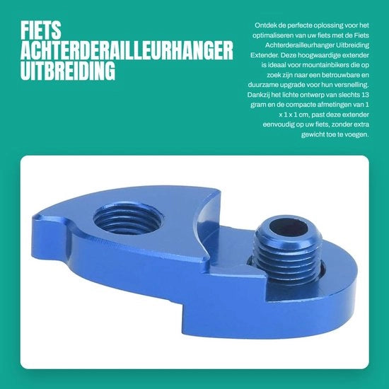 Hanger per Derailleur per Mountain Bike - Resistente allo Shock - Estensione - Flessibile - Adattabile a Frame - Montaggio Facile
