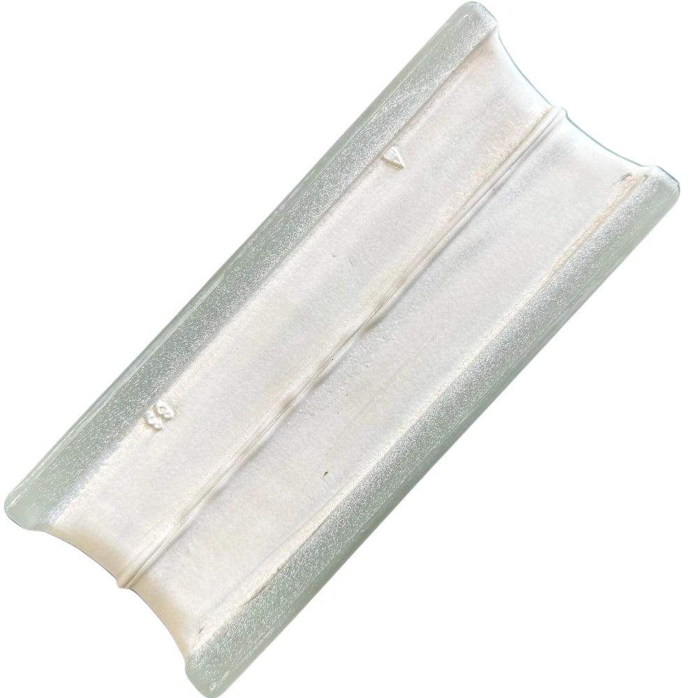Vetromattone pure neutro satinato bianco 190 x 190 x 80 mm confezione 6 pezzi