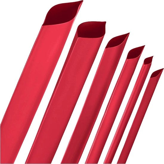 Crimpatura rossa per metro - isolamento dei cavi - 25m Ø 1mm rapporto di crimpatura 2:1 resistente all'UV