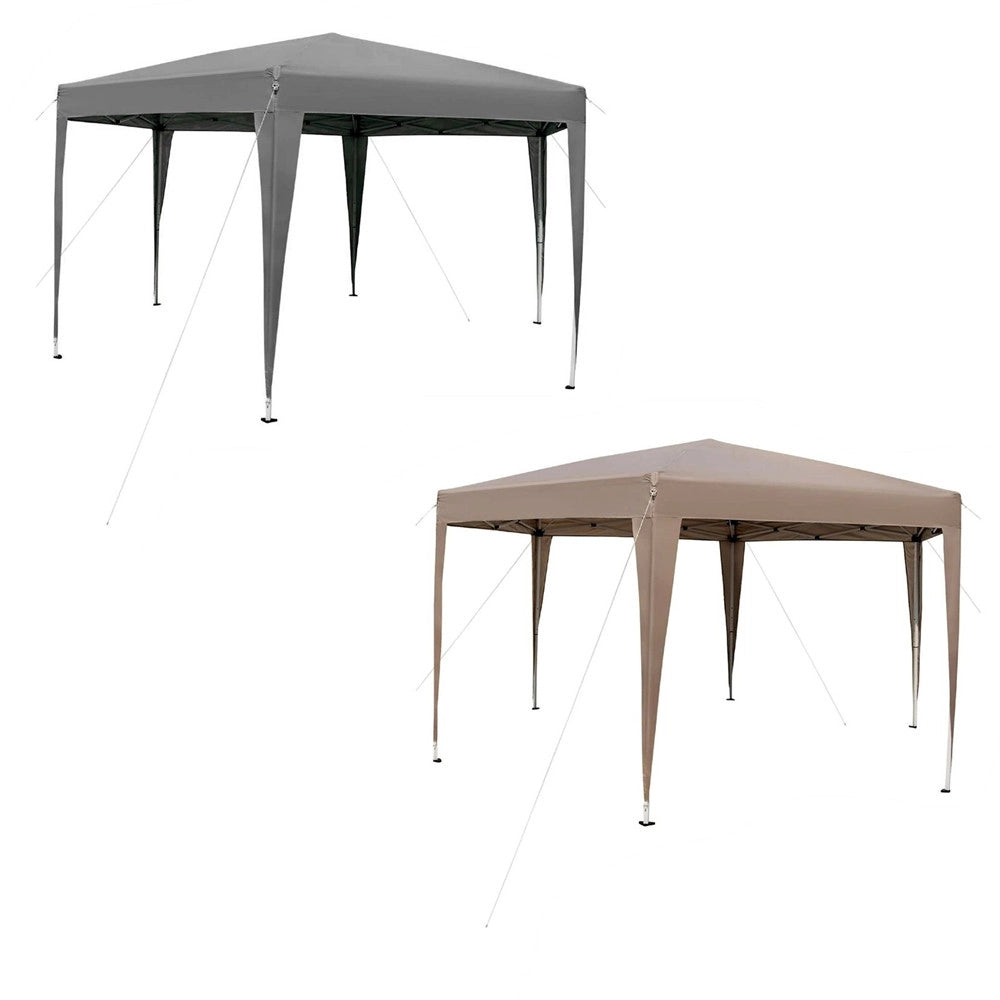 Trade Shop - Gazebo Tenda Richiudibile Da Giardino Esterno 3x3mt Per Campeggi Festa Con Borsa Trasporto -