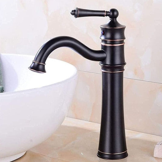 Rubinetto Da Lavabo Rea Vintage Old Black High
